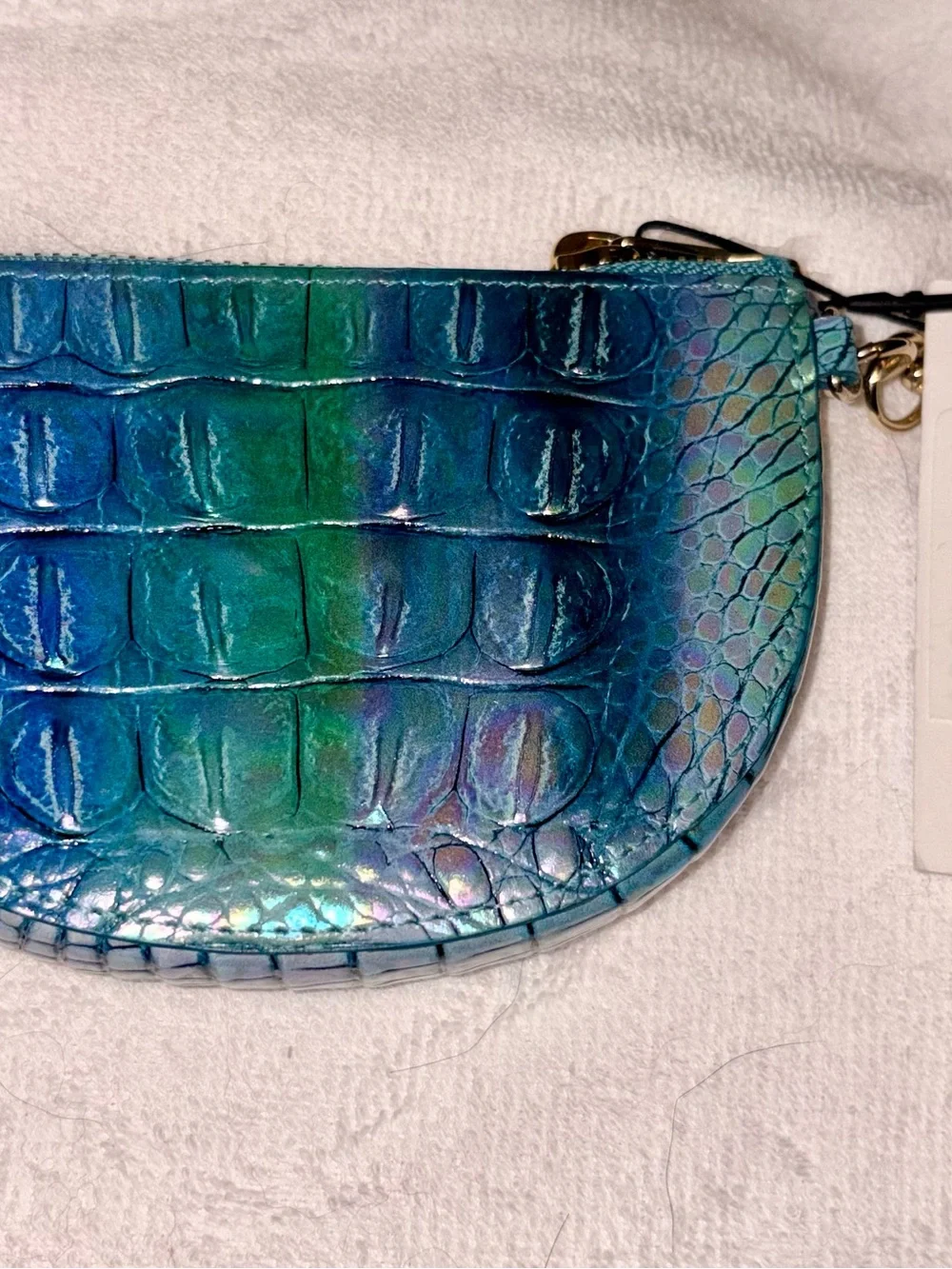 NWT Brahmin Britt in Blue Topaz
